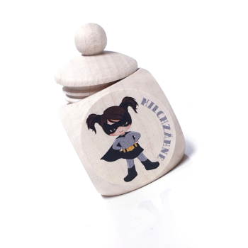 Heldin Mädchen grau MZD